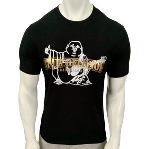 MSRP $59.99 NWT TRUE RELIGION MEN'S BLACK CREW NECK SHORT SLEEVE T-SHIRT S L XL